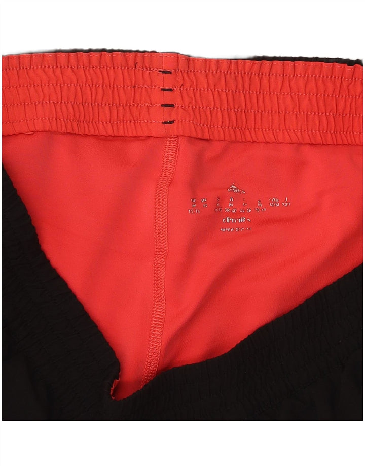 ADIDAS Womens Climalite Sport Shorts UK 12/14 Medium Black Polyester