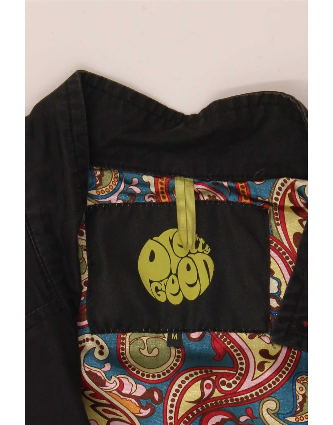 Pretty Green Mens Bomber Jacket UK 38 Medium Black