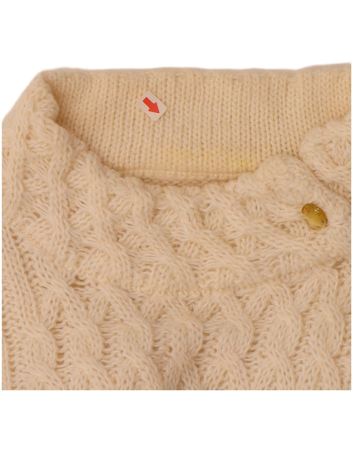 VINTAGE Womens Turtle Neck Jumper Sweater UK 16 Large Off White