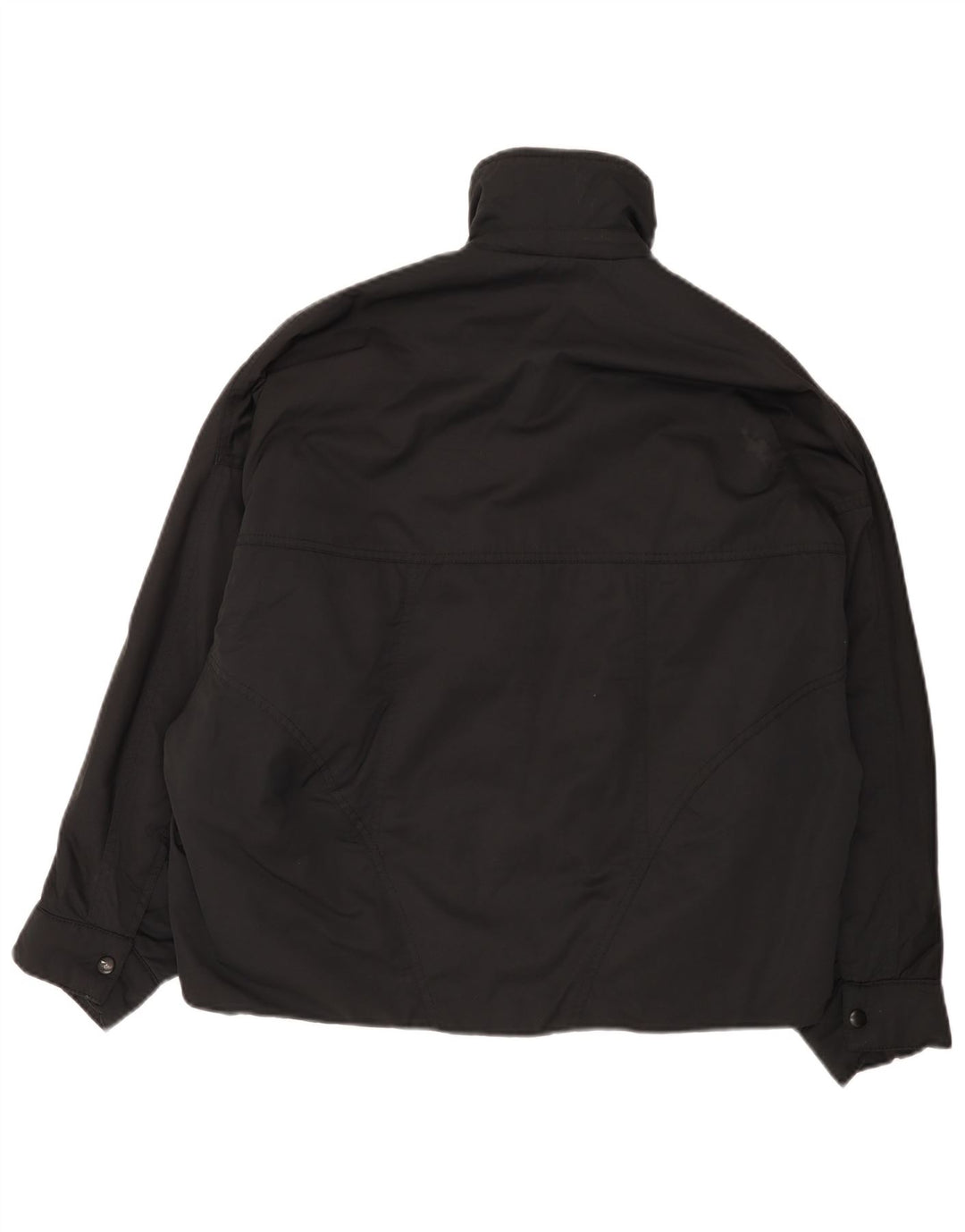 Zara Womens Oversized Padded Jacket UK 6 XS Black Nylon