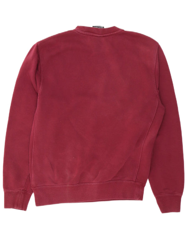 NIKE Mens Sweatshirt Jumper XS Burgundy Cotton