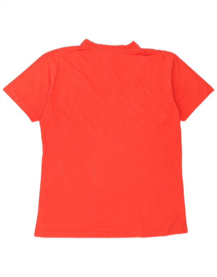 Reebok Mens T-Shirt Top Small Red Cotton