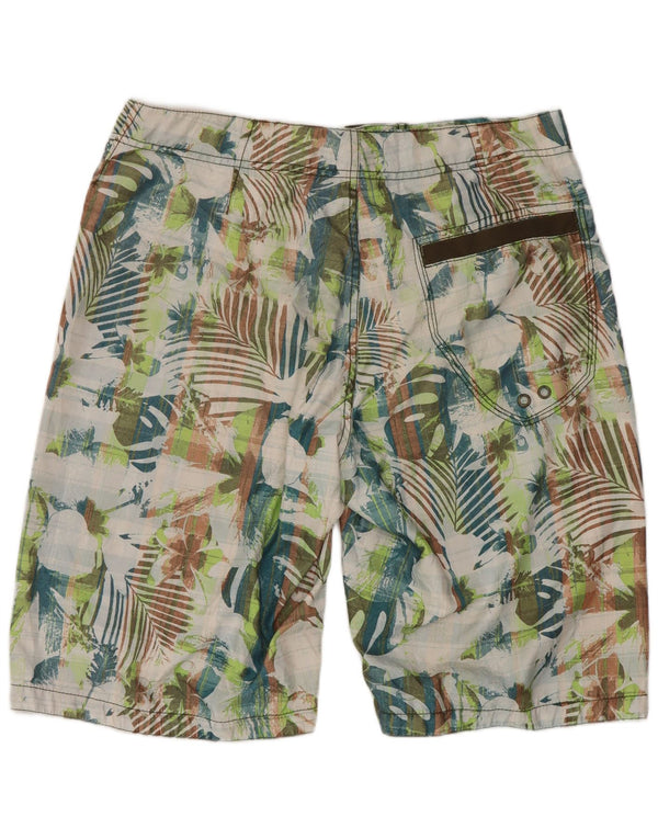 Fat Face Mens Swimming Shorts Large Multicoloured Floral Polyester