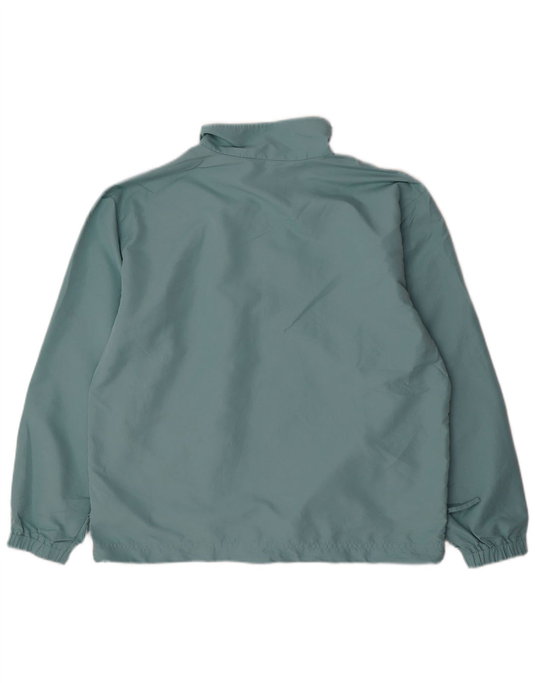 IZOD Mens Zip Neck Pullover Tracksuit Top Medium Blue Polyester