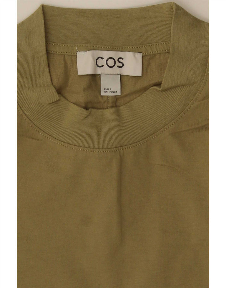 Cos Mens T-Shirt Top Small Khaki