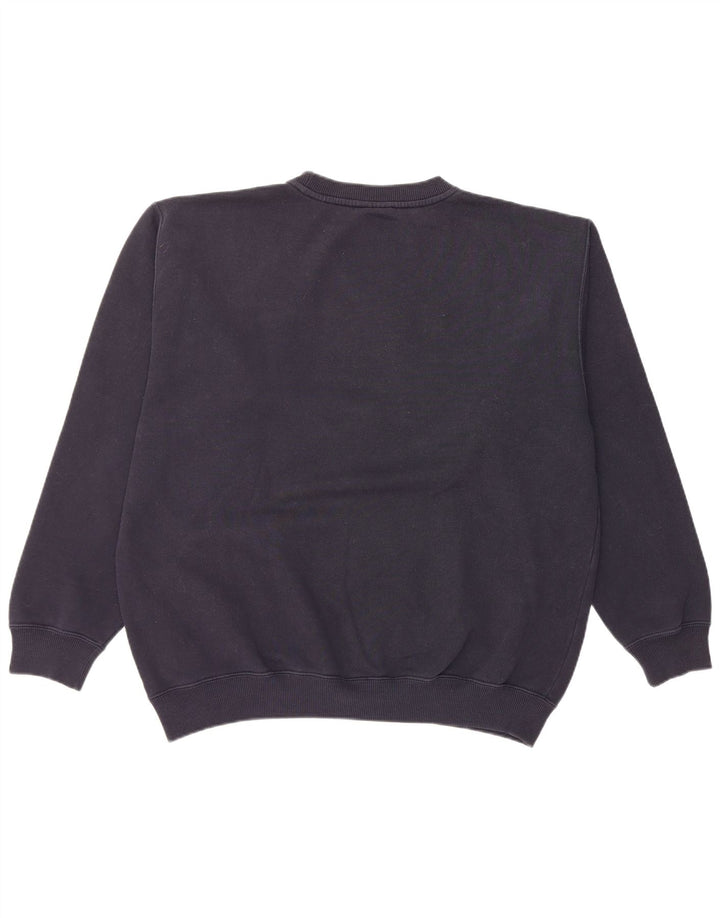 Reebok Mens Sweatshirt Jumper Medium Navy Blue Cotton