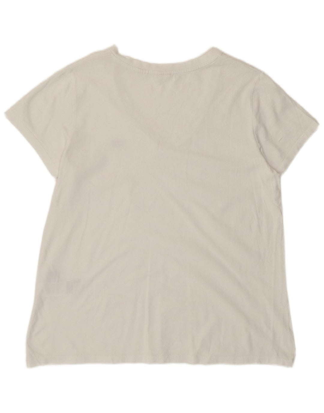 Levi's Womens T-Shirt Top UK 14 Large White Cotton