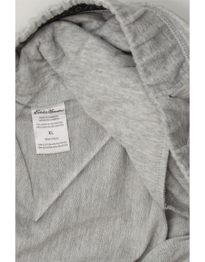 EDDIE BAUER Mens Tracksuit Trousers XL Grey Cotton Vintage Eddie Bauer and Second-Hand Eddie Bauer from Messina Hembry 