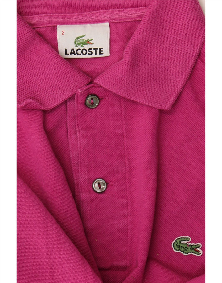 LACOSTE Mens Polo Shirt Size 2 XS Pink Vintage Lacoste and Second-Hand Lacoste from Messina Hembry 