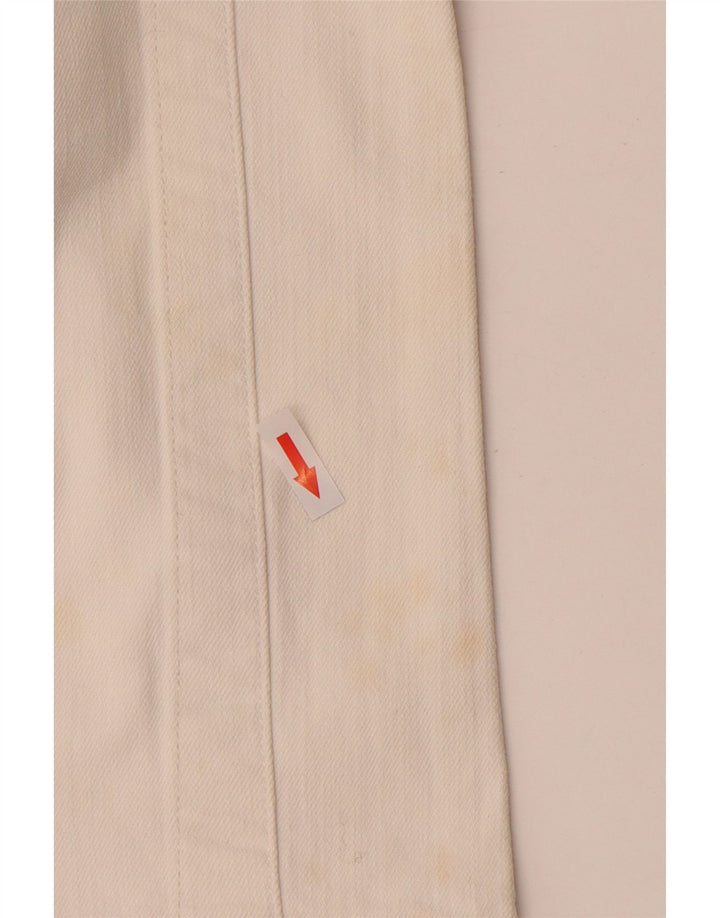 DIESEL Womens Rokket Straight Jeans W29 L34 White Cotton