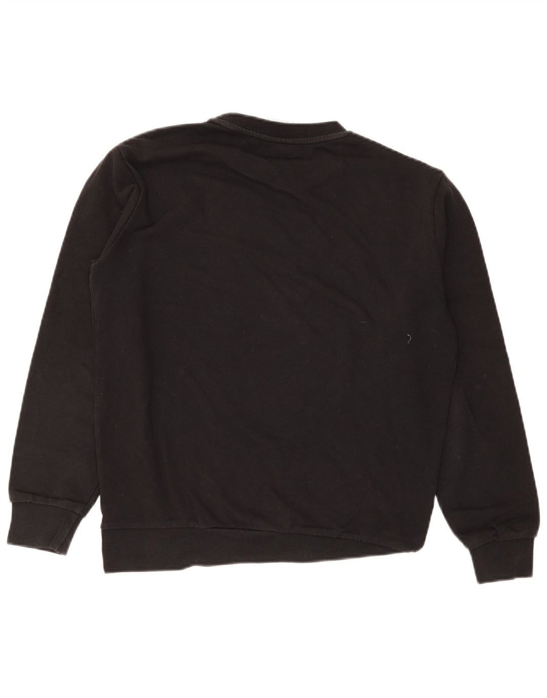 Zara Mens Sweatshirt Jumper Small Black Cotton
