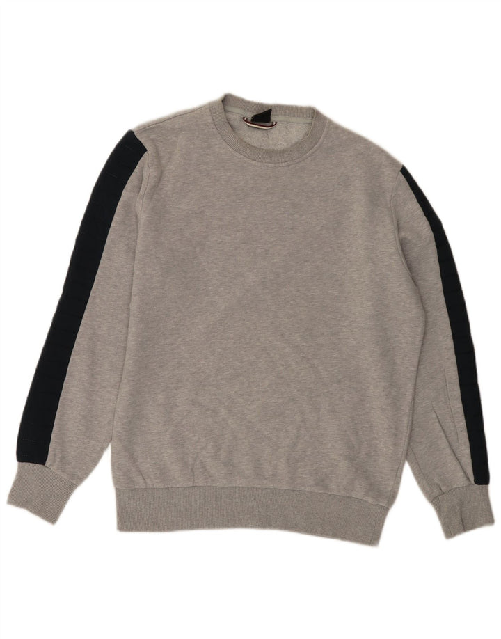 COLMAR Mens Sweatshirt Jumper Small Grey Colourblock Cotton