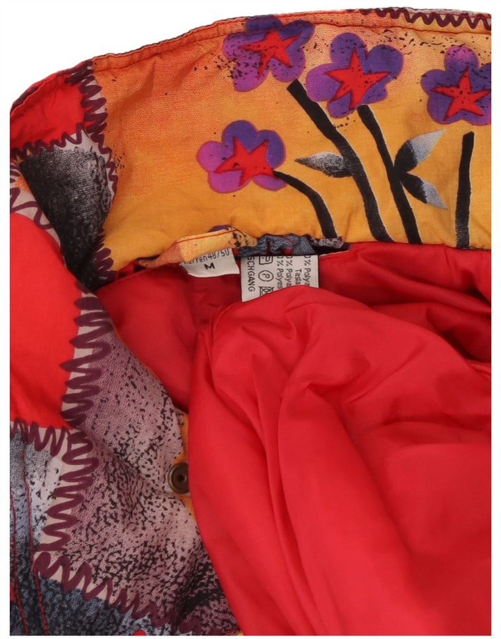 Vintage Mens Windbreaker Jacket EU 48/50 Medium Multicoloured Polyamide