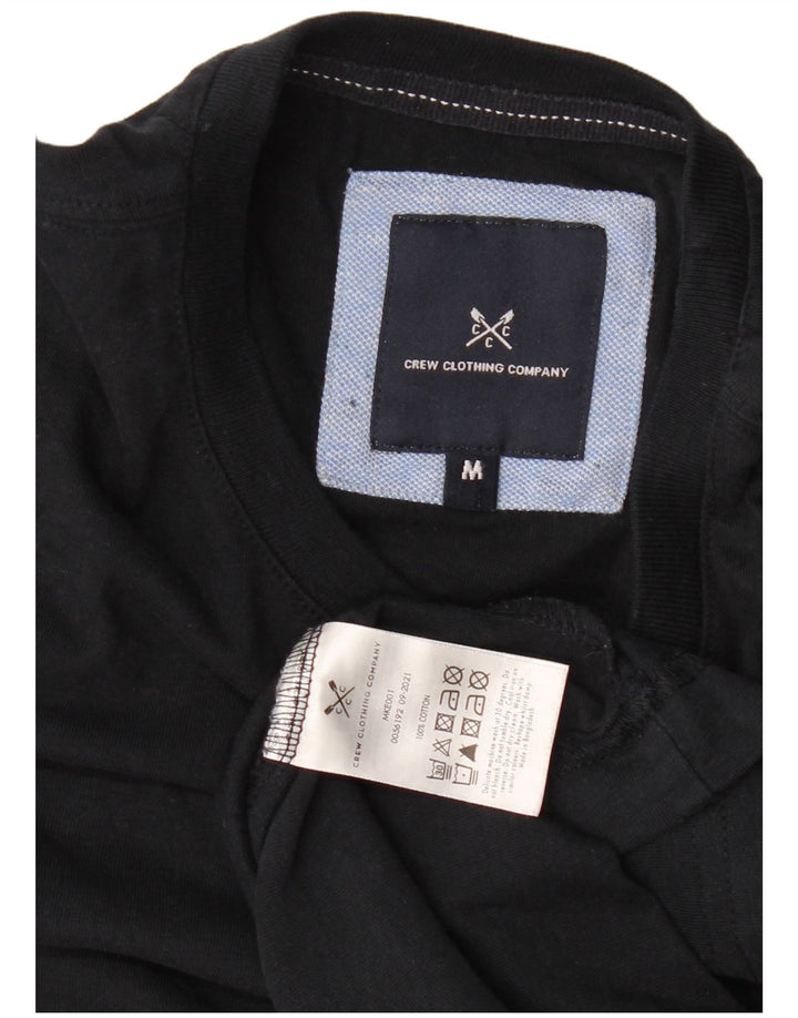 Crew Clothing Mens T-Shirt Top Medium Navy Blue Cotton