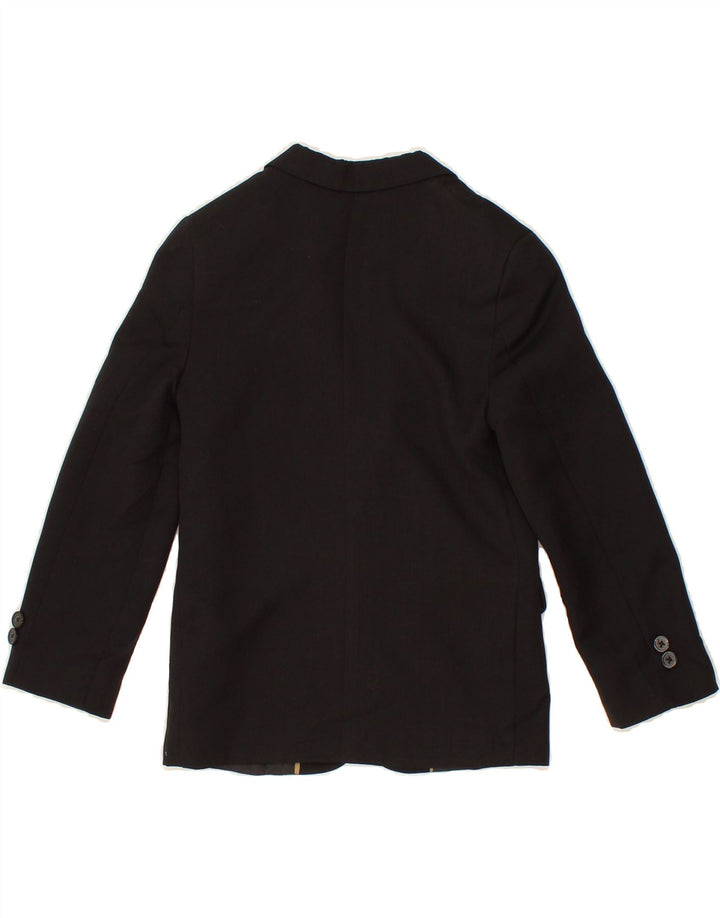 DOCKERS Boys 2 Button Blazer Jacket 6-7 Years Black Polyester Vintage Dockers and Second-Hand Dockers from Messina Hembry 