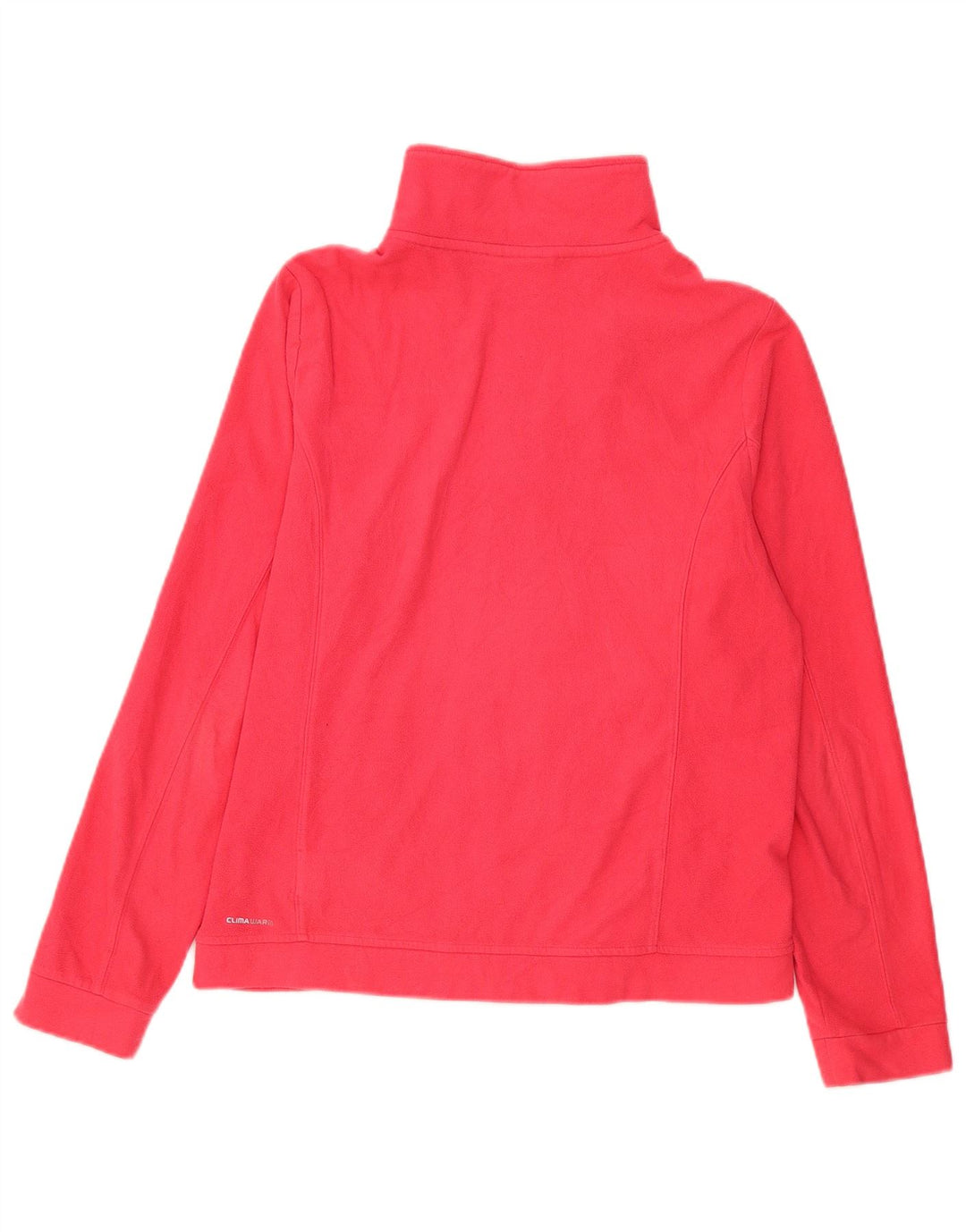 Adidas Womens Fleece Jacket UK 16 Large  Red Polyester