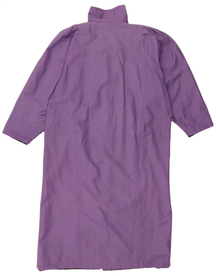 Vintage Womens Oversized Overcoat UK 18 XL Purple