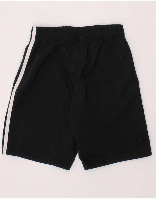 ADIDAS Boys Sport Shorts 7-8 Years  Black Polyester