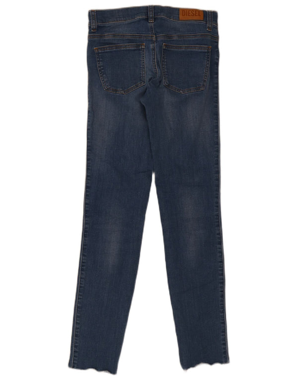 Diesel Girls Skinny Jeans 15-16 Years W26 L28 Blue Cotton
