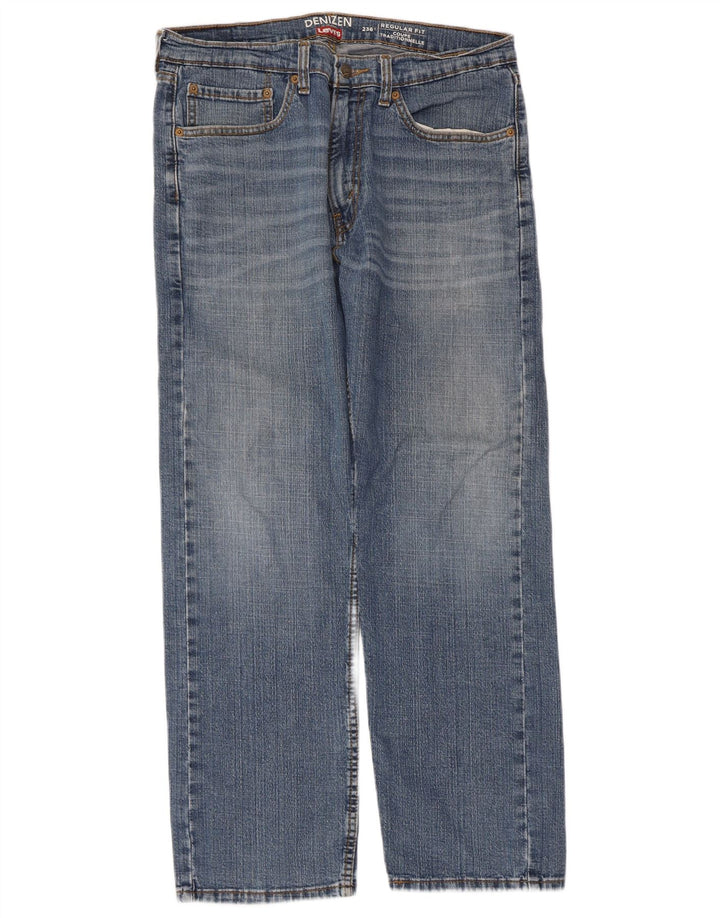 Levi's Womens Denizen Regular Fit Straight Jeans W34 L30 Blue