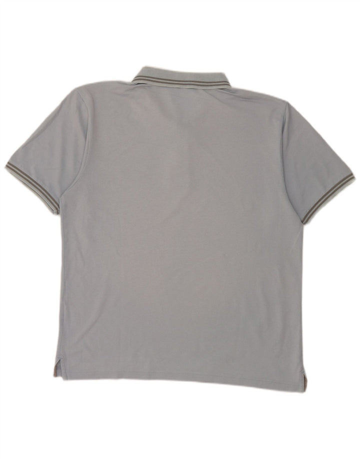 Champion Mens Short Sleeve Regular Fit Polo Shirt Medium Blue