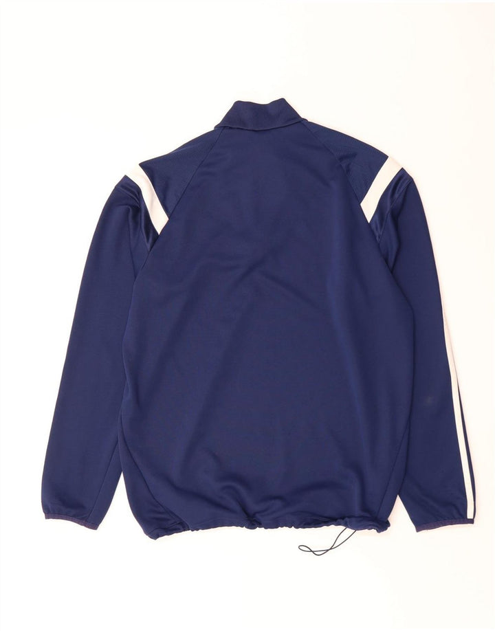 Adidas Mens Munster Rugby Pullover Tracksuit Top Large Navy Blue
