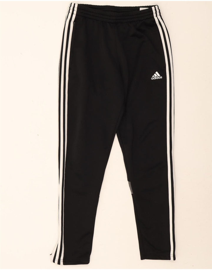 Adidas Womens Tracksuit Trousers UK 12 Medium  Black Colourblock Polyester