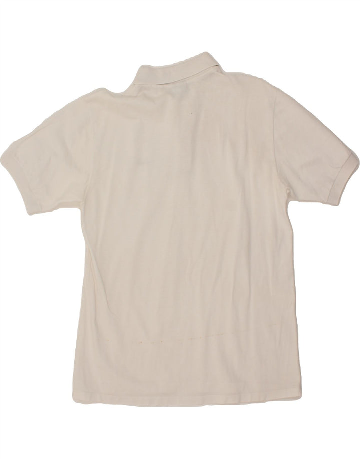 DIADORA Mens Polo Shirt Medium White Vintage Diadora and Second-Hand Diadora from Messina Hembry 
