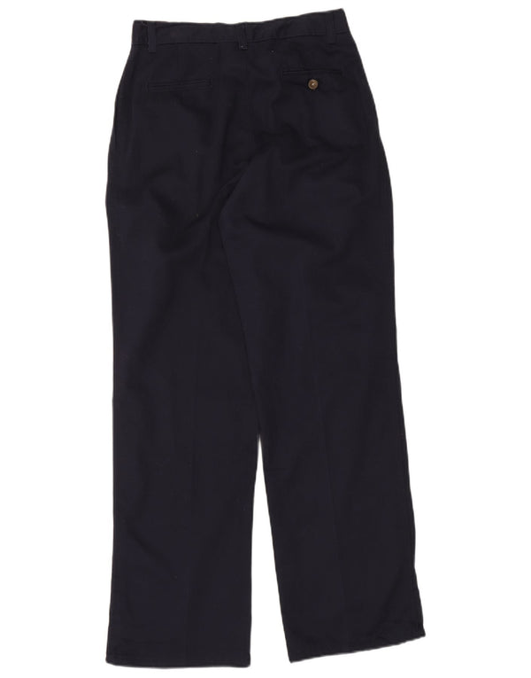 Chaps Boys Pegged Chino Trousers 15-16 Years W28 L31 Navy Blue Cotton