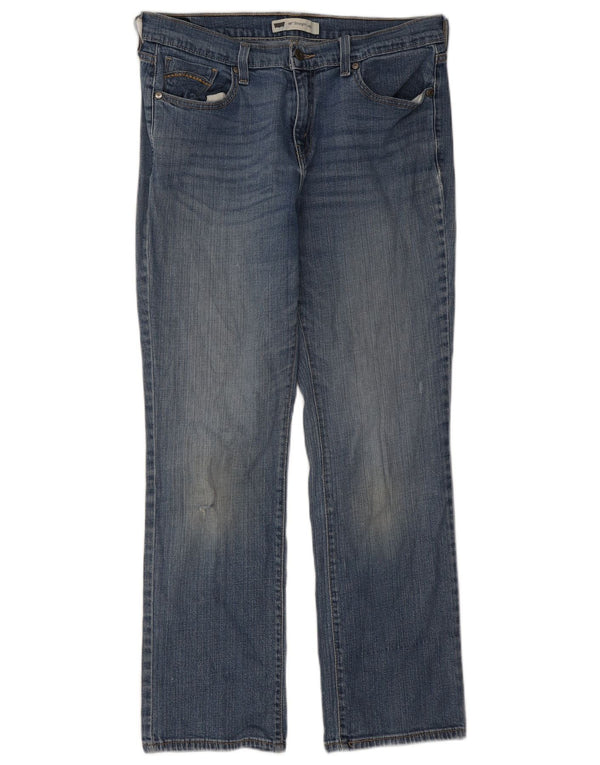 Levi's Womens 505 Straight Jeans US 10 Large W30 L29 Blue Cotton