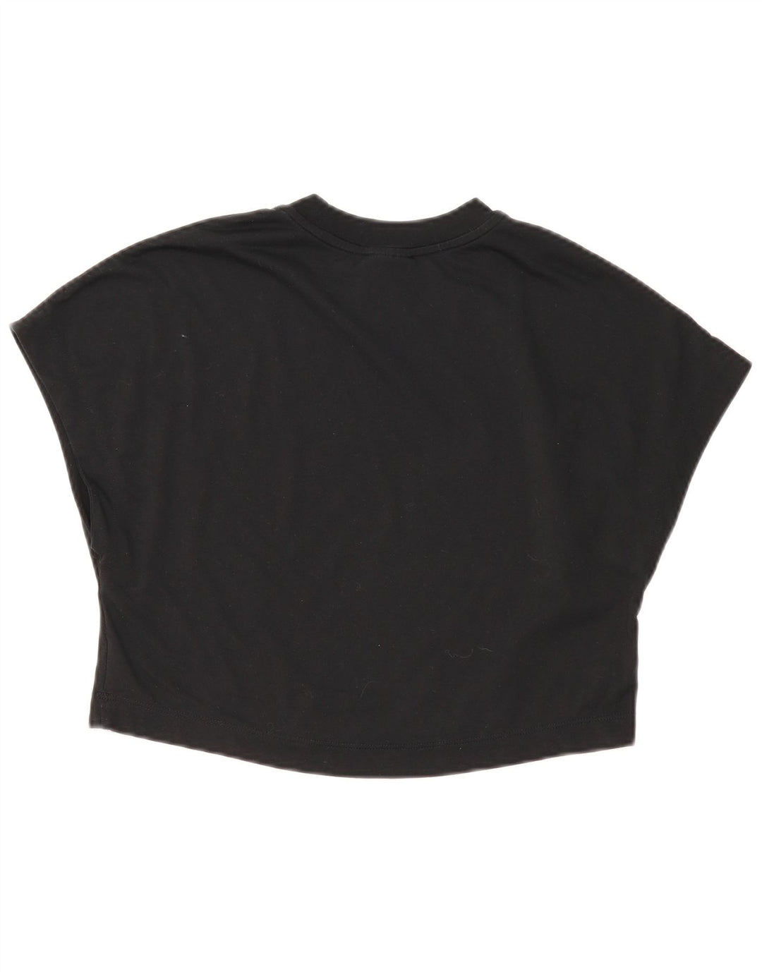 NIKE Womens Crop Graphic T-Shirt Top UK 14 Medium Black Polyester Vintage Nike and Second-Hand Nike from Messina Hembry 