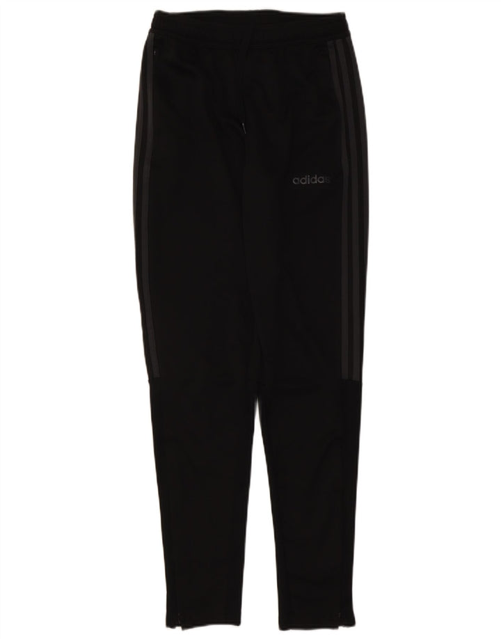 Adidas Mens Climalite Tracksuit Trousers Small Black Polyester