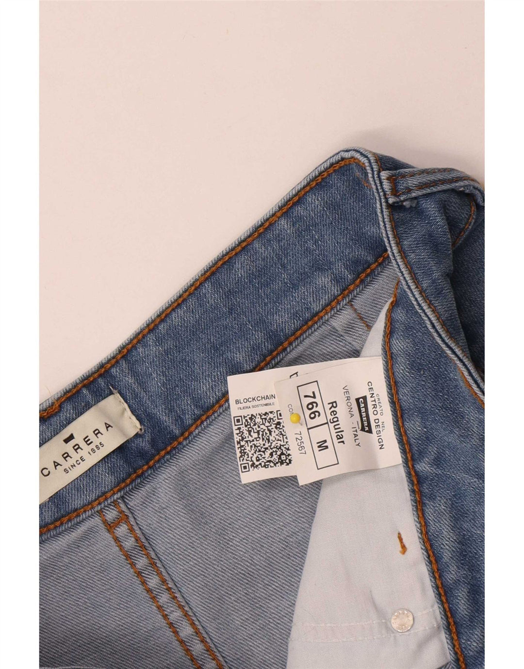 Carrera Womens Denim Skirt Medium W30 Blue Cotton