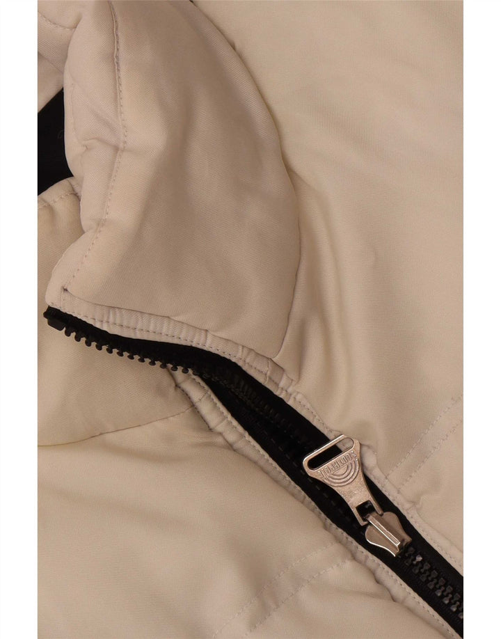 Southpole Mens Graphic Reversible Jacket UK 38 Medium Black Colourblock