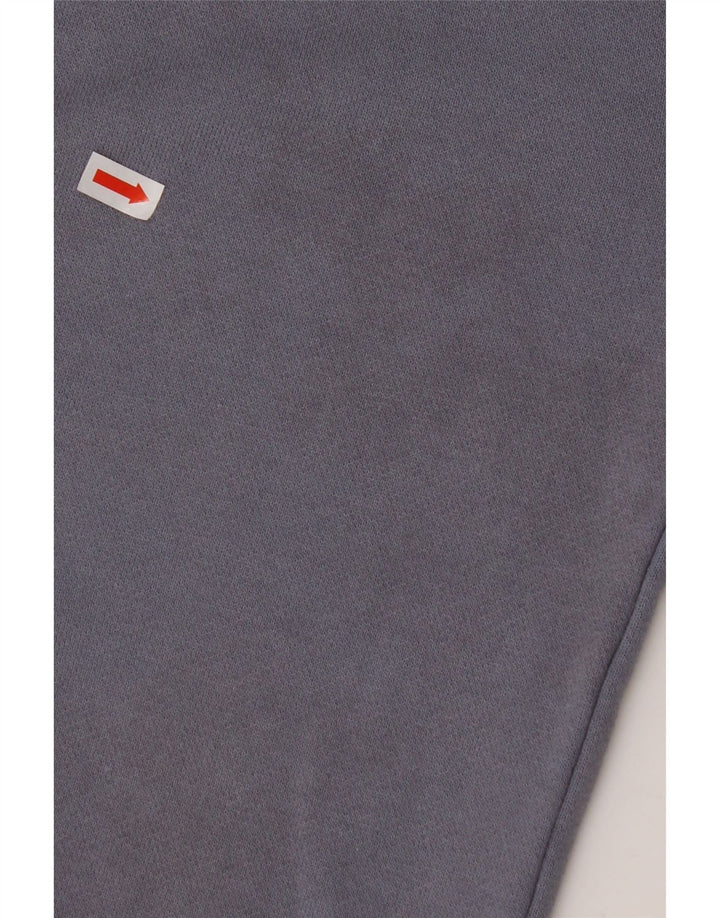 NIKE Mens Graphic Hoodie Jumper Small Purple Cotton