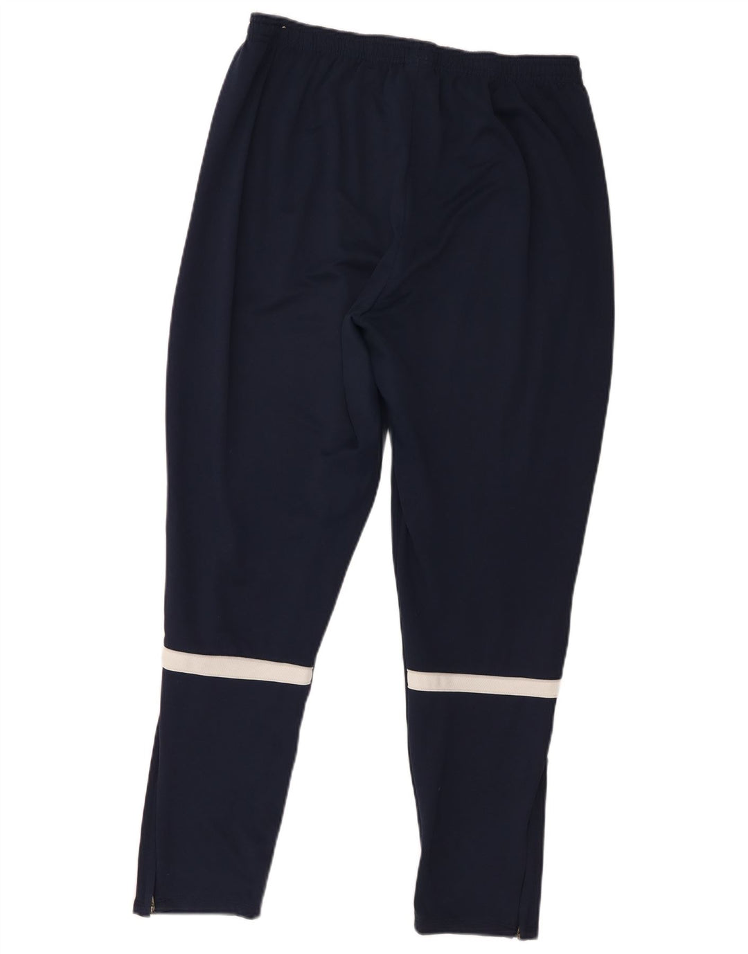 Nike Mens Dri Fit Tracksuit Trousers Large Navy Blue Polyester