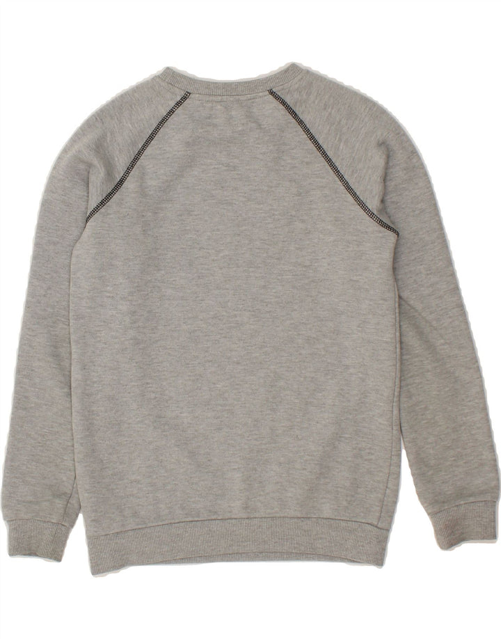 GUESS Boys Graphic Sweatshirt Jumper 11-12 Years Grey Cotton Vintage Guess and Second-Hand Guess from Messina Hembry 
