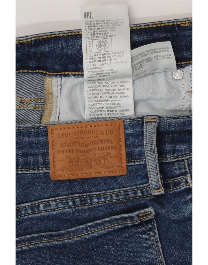Levi's Womens 712 Slim Jeans W29 L30 Blue Cotton