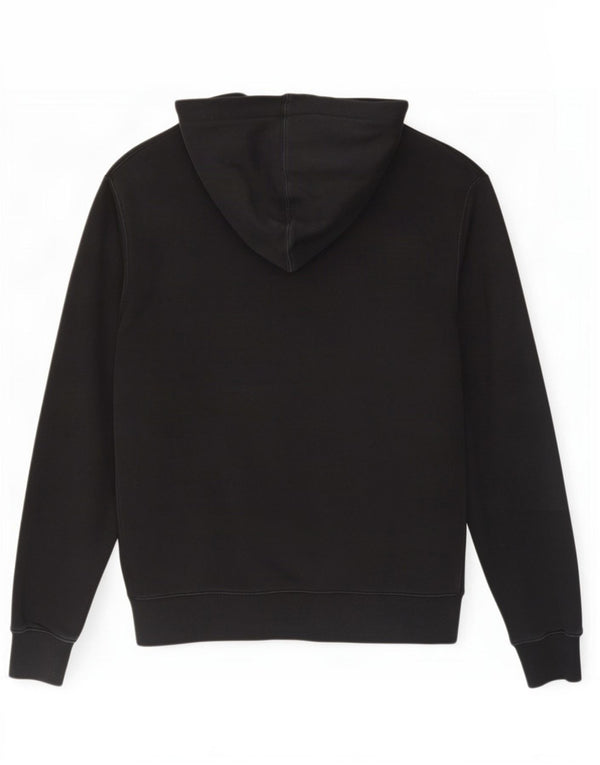 Nike Mens Zip Hoodie Sweater Medium Black Cotton
