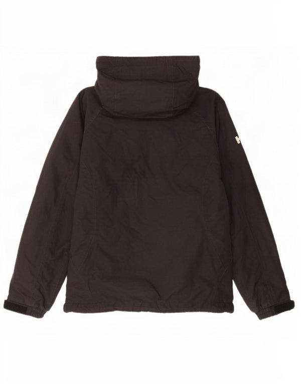 Helly Hansen Womens Hooded Windbreaker Jacket UK 10 Small Black Polyester