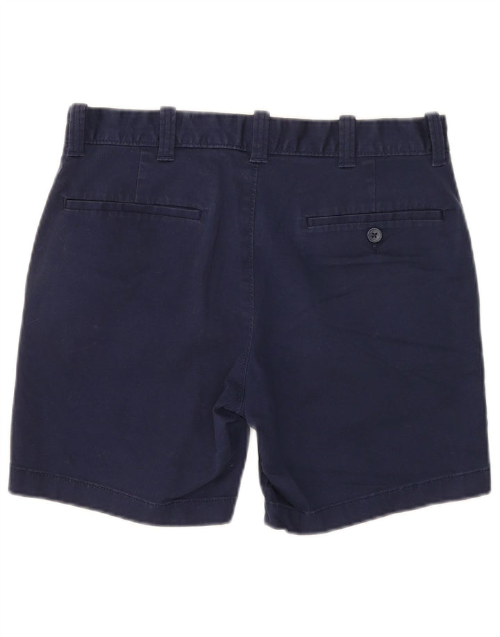 J. Crew Mens Chino Shorts W30 Medium Navy Blue Cotton