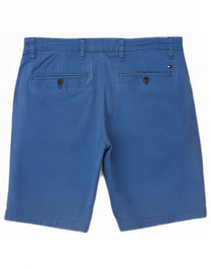 Tommy Hilfiger Mens Chino Shorts W32 Medium Blue Cotton