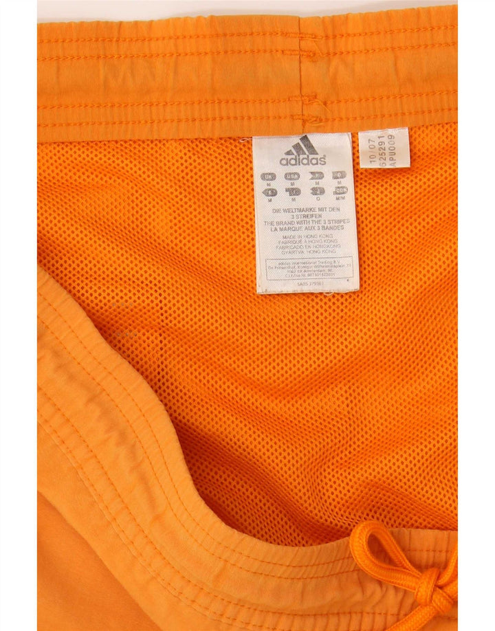 Adidas Mens Swimming Shorts Medium Orange Polyamide