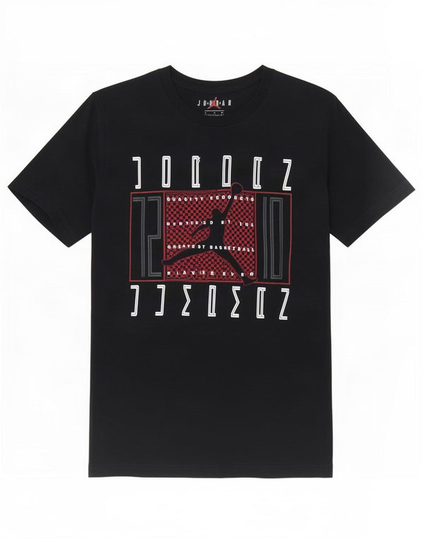 Jordan Boys Graphic T-Shirt Top 12-13 Years Large Black