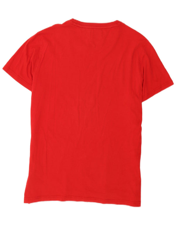 Tommy Hilfiger Mens T-Shirt Top 2XL Red Cotton
