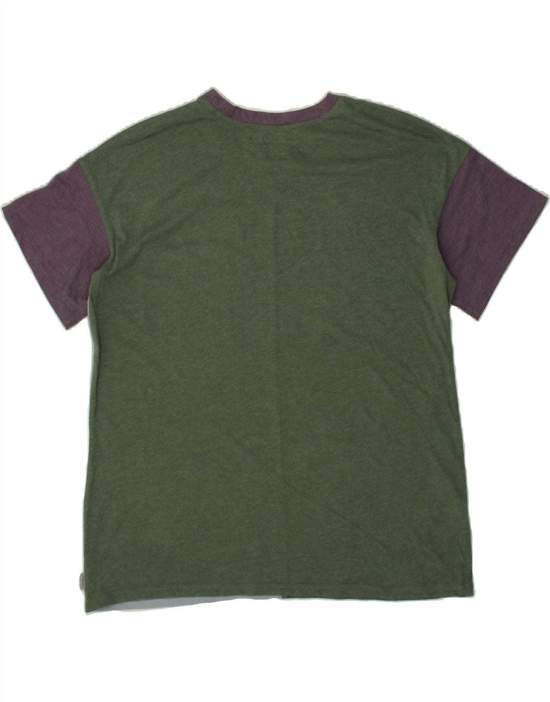 EDDIE BAUER Mens T-Shirt Top Medium Green Colourblock Cotton Vintage Eddie Bauer and Second-Hand Eddie Bauer from Messina Hembry 