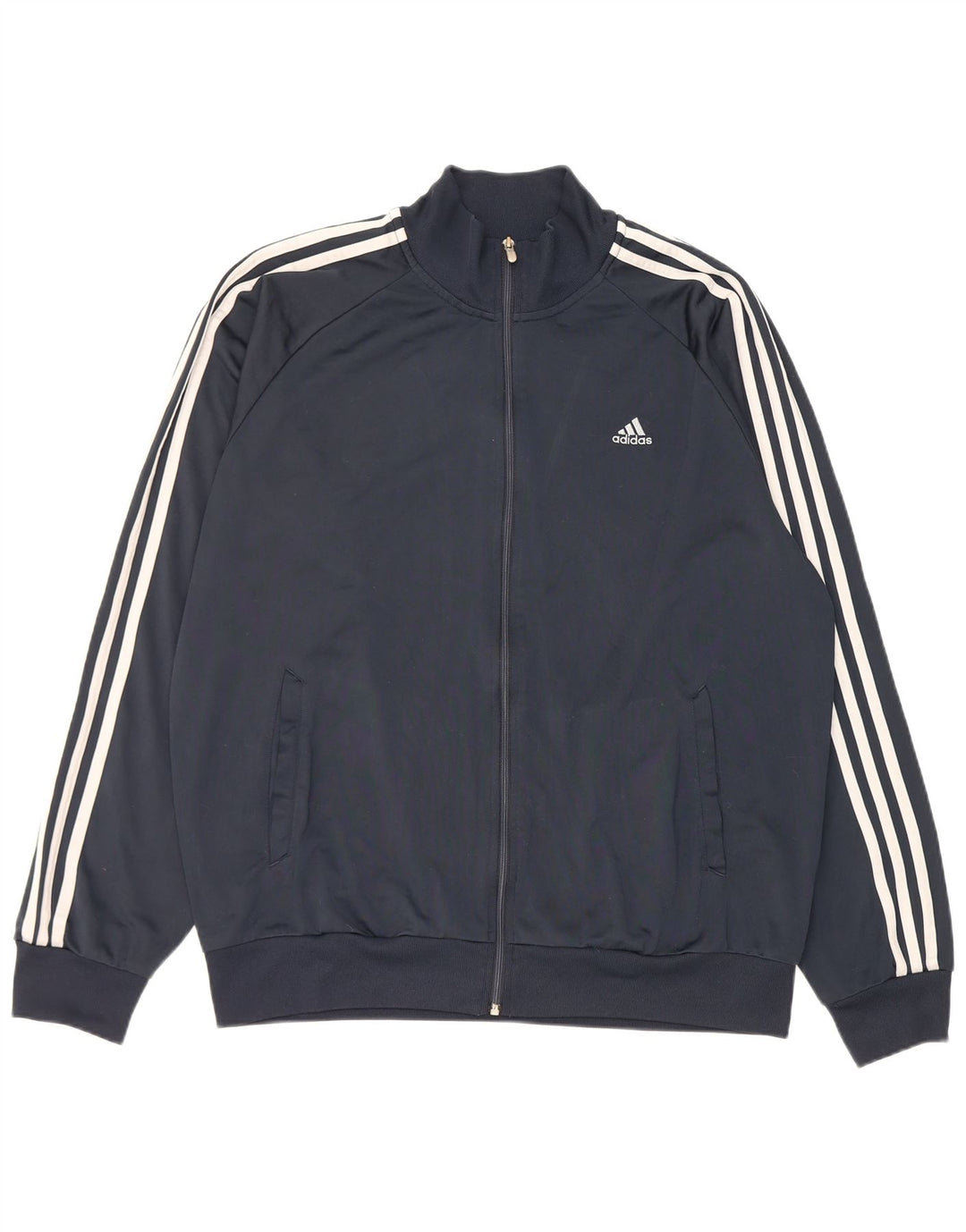 Adidas Mens Clima 365 Tracksuit Top Jacket Large Navy Blue Polyester