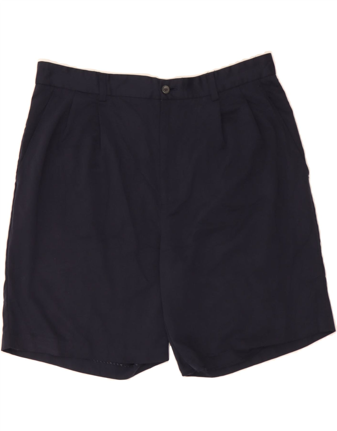 IZOD Mens Pegged Chino Shorts W36 Large Navy Blue Polyester Vintage Izod and Second-Hand Izod from Messina Hembry 
