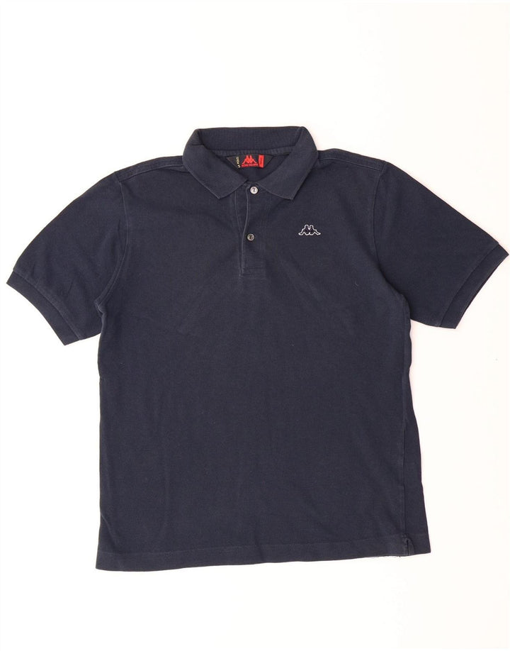 KAPPA Mens Polo Shirt Small Navy Blue Cotton