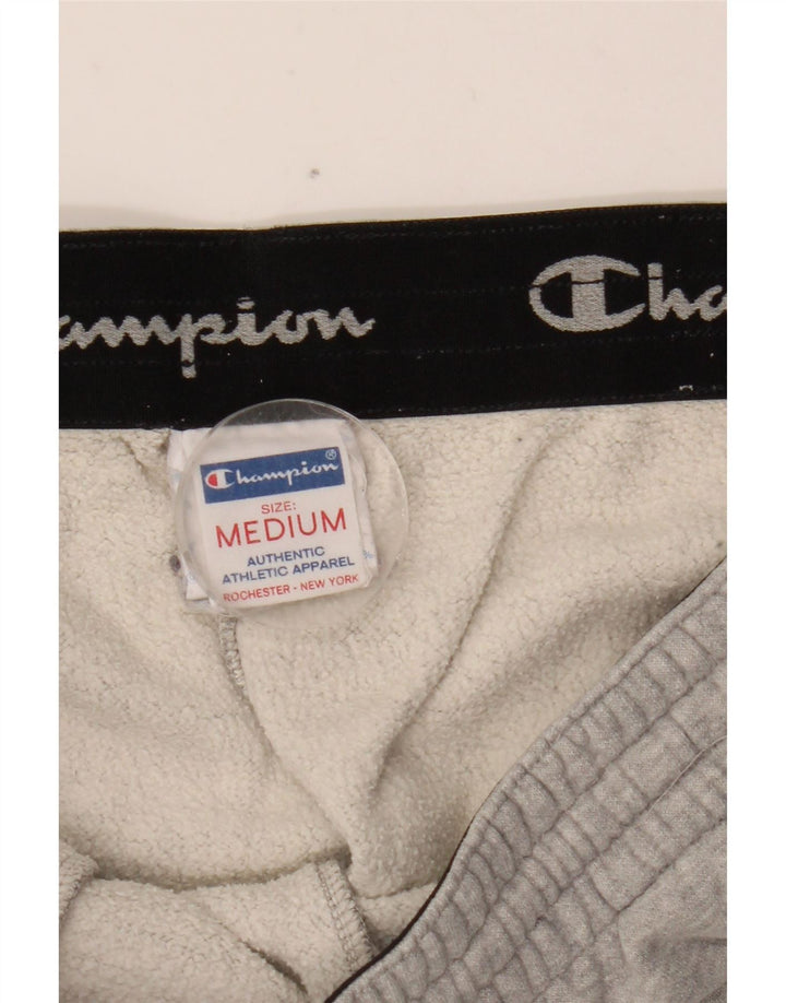 Champion Mens Tracksuit Trousers Joggers Medium  Grey Cotton